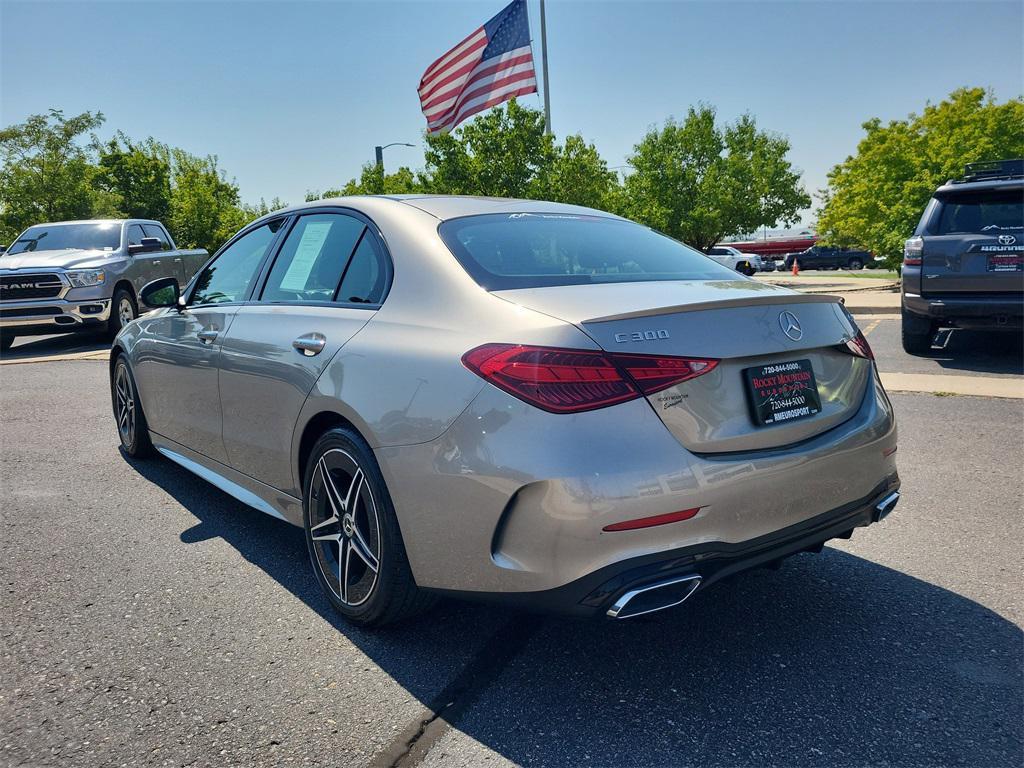 used 2023 Mercedes-Benz C-Class car, priced at $37,998
