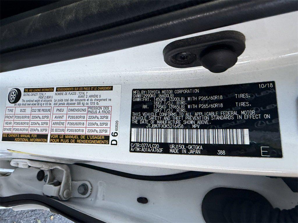 used 2019 Lexus GX 460 car, priced at $35,999