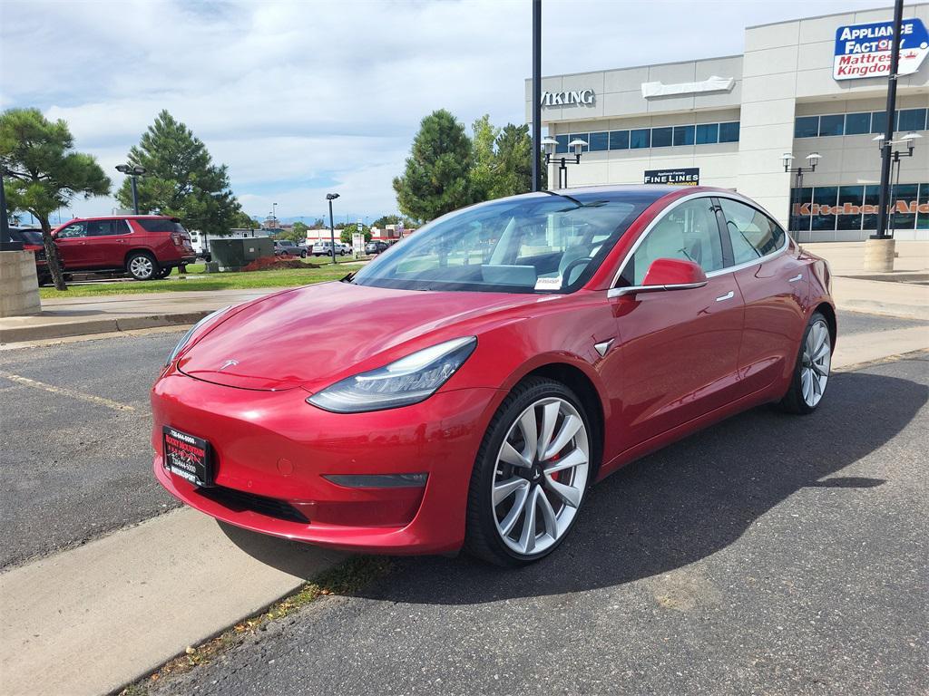 used 2018 Tesla Model 3 car, priced at $21,999