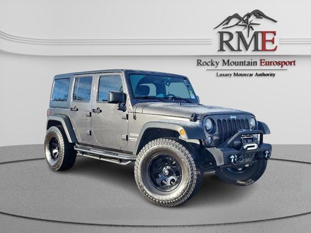 used 2017 Jeep Wrangler Unlimited car, priced at $19,998