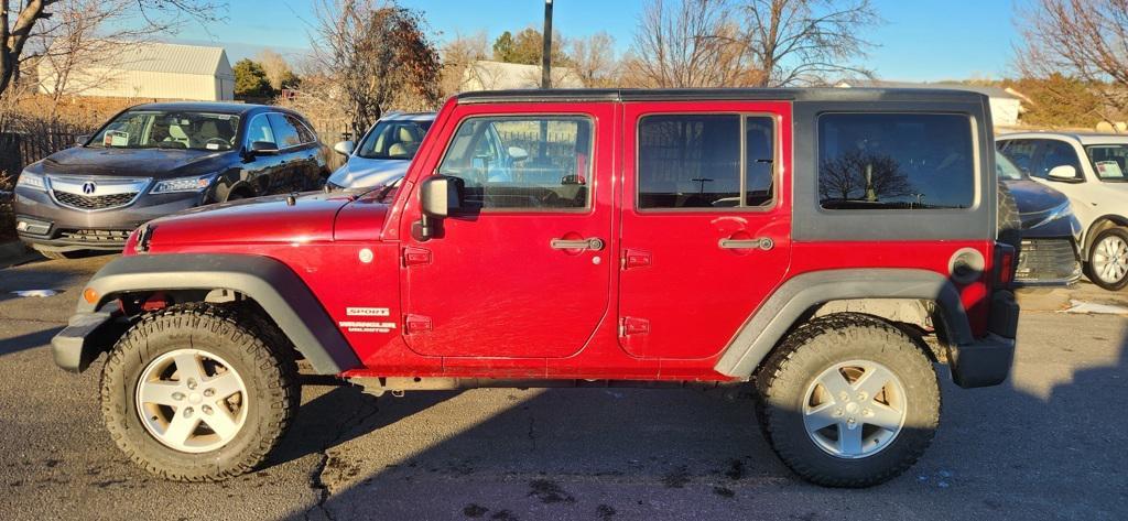 used 2013 Jeep Wrangler Unlimited car, priced at $14,599