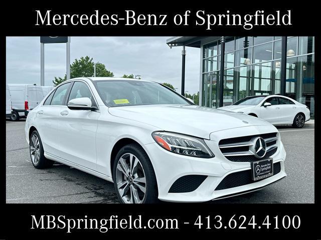 used 2021 Mercedes-Benz C-Class car, priced at $27,998