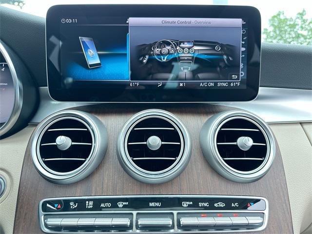 used 2021 Mercedes-Benz C-Class car, priced at $27,998