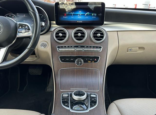 used 2021 Mercedes-Benz C-Class car, priced at $22,999