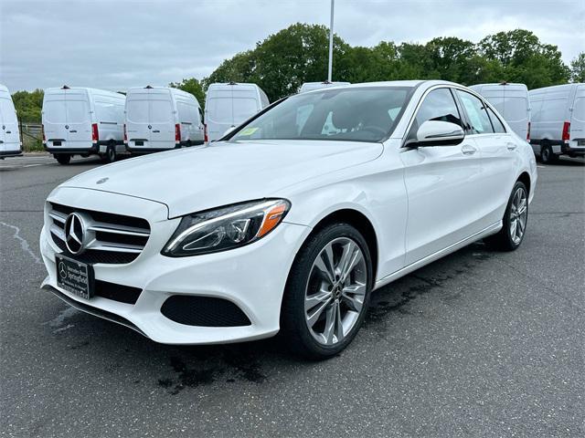 used 2018 Mercedes-Benz C-Class car, priced at $18,875