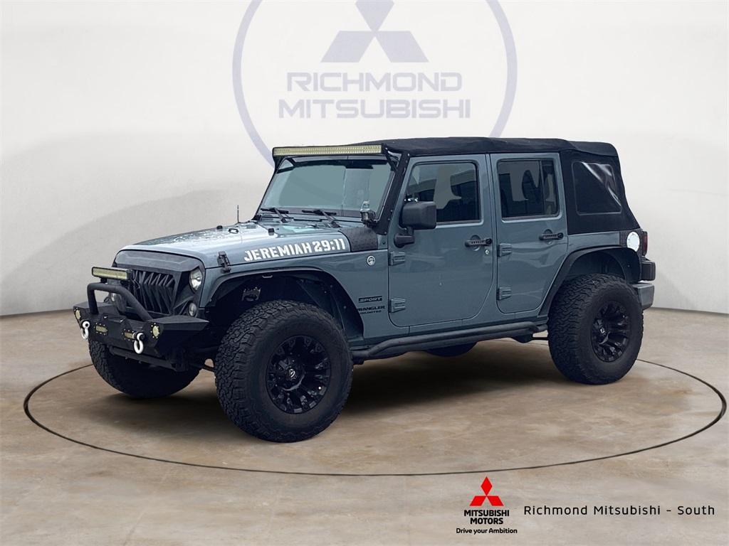 used 2015 Jeep Wrangler Unlimited car, priced at $12,740
