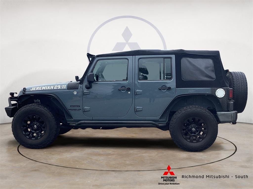used 2015 Jeep Wrangler Unlimited car, priced at $12,740
