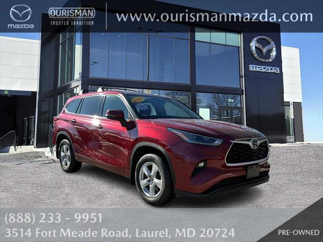 used 2021 Toyota Highlander car, priced at $28,388