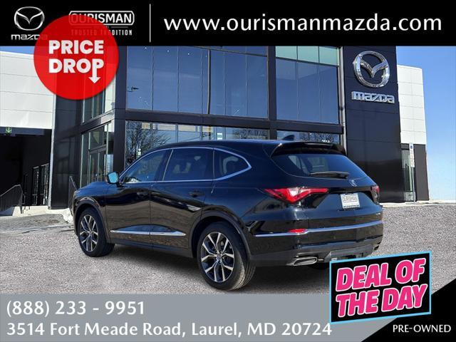 used 2024 Acura MDX car, priced at $44,657