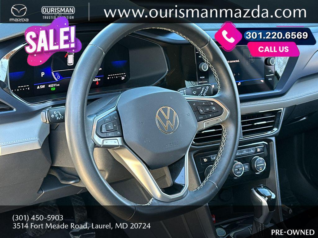 used 2024 Volkswagen Taos car, priced at $18,704
