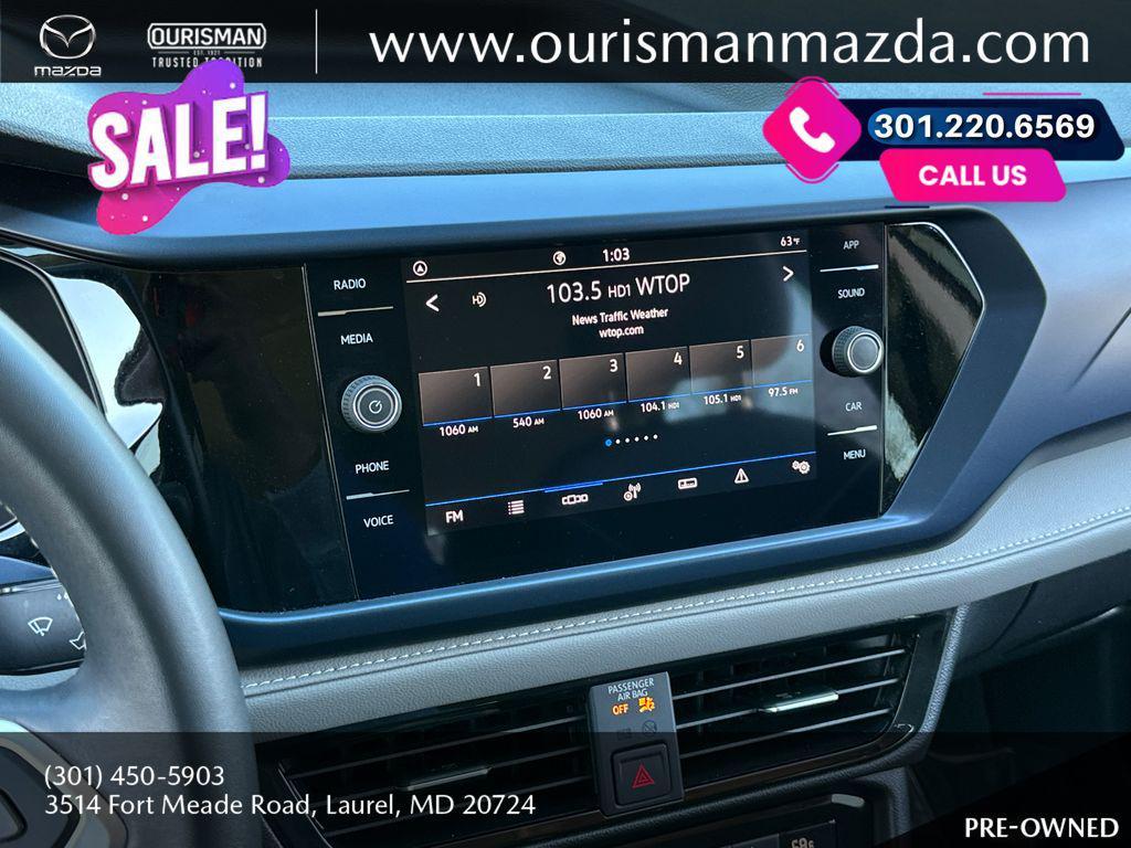 used 2024 Volkswagen Taos car, priced at $18,704