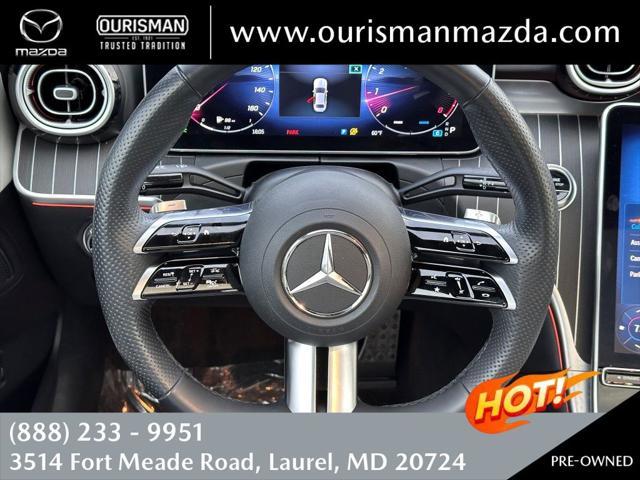 used 2023 Mercedes-Benz C-Class car, priced at $37,898