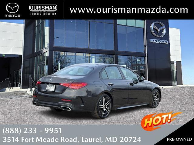 used 2023 Mercedes-Benz C-Class car, priced at $37,898