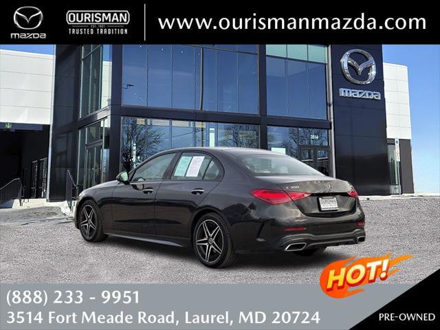 used 2023 Mercedes-Benz C-Class car, priced at $37,898