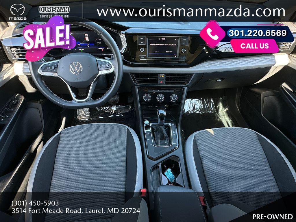 used 2024 Volkswagen Taos car, priced at $17,404