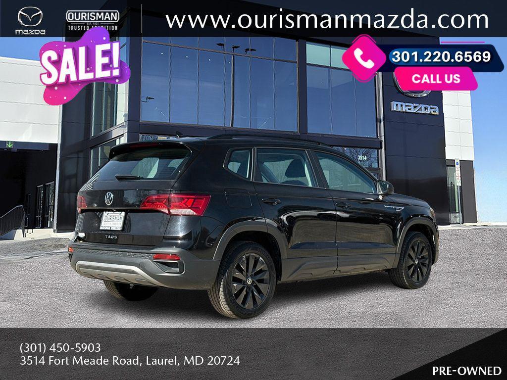 used 2024 Volkswagen Taos car, priced at $17,404