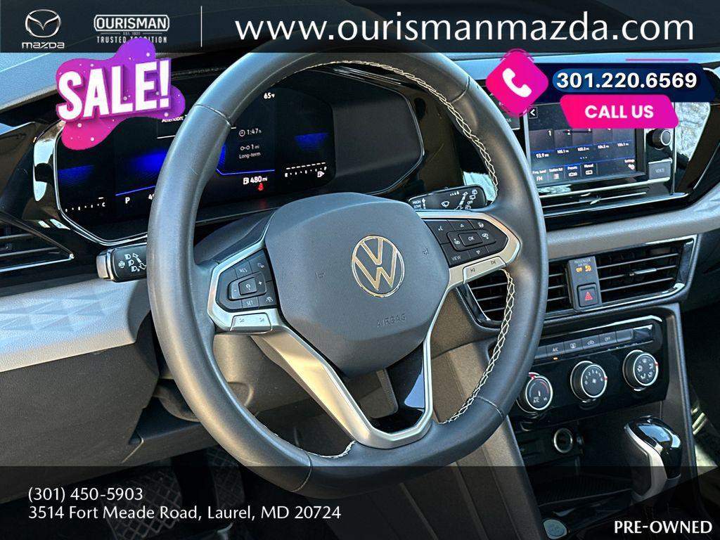 used 2024 Volkswagen Taos car, priced at $17,404