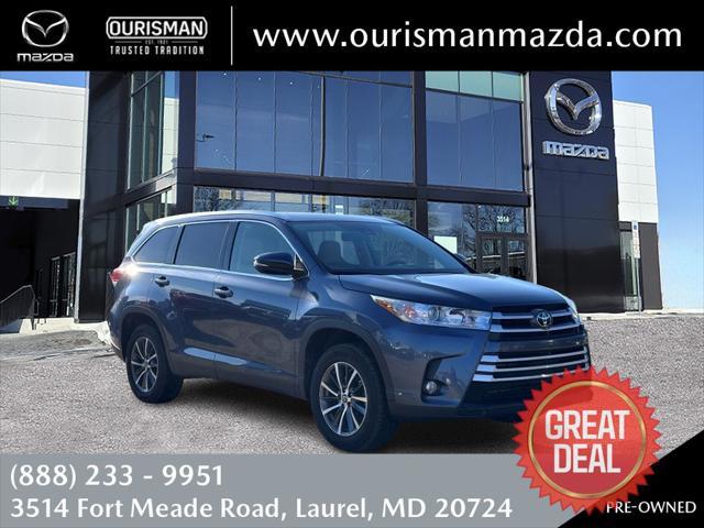 used 2019 Toyota Highlander car, priced at $25,388