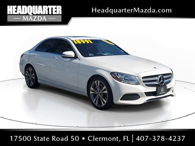 used 2018 Mercedes-Benz C-Class car, priced at $15,494