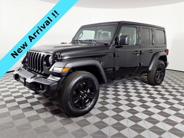 used 2021 Jeep Wrangler Unlimited car, priced at $23,446
