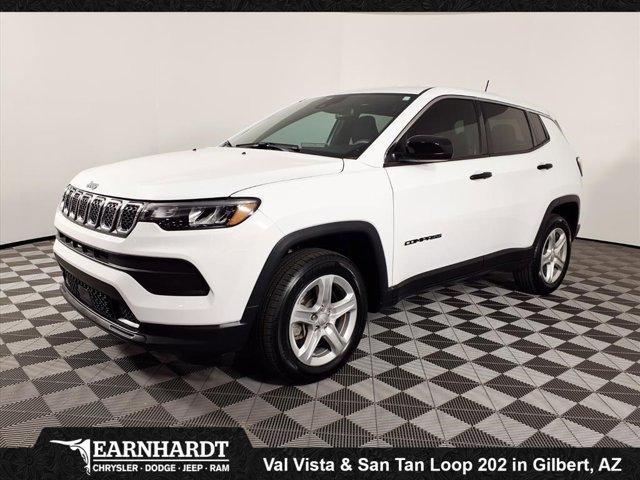 used 2023 Jeep Compass car, priced at $19,117