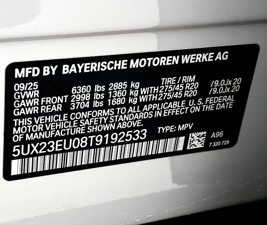 new 2026 BMW X5 car, priced at $76,975