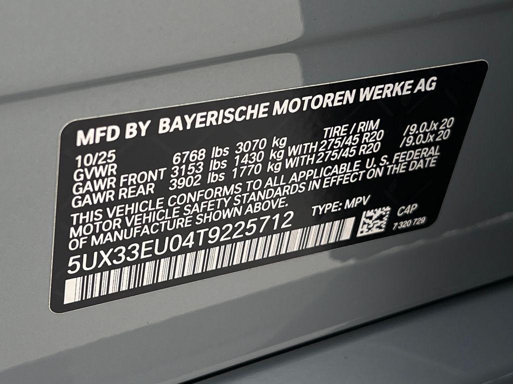 new 2026 BMW X5 car, priced at $100,225