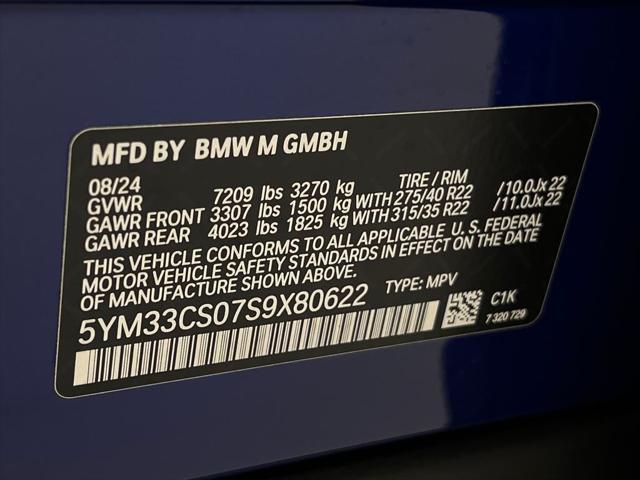 new 2025 BMW XM car, priced at $192,075