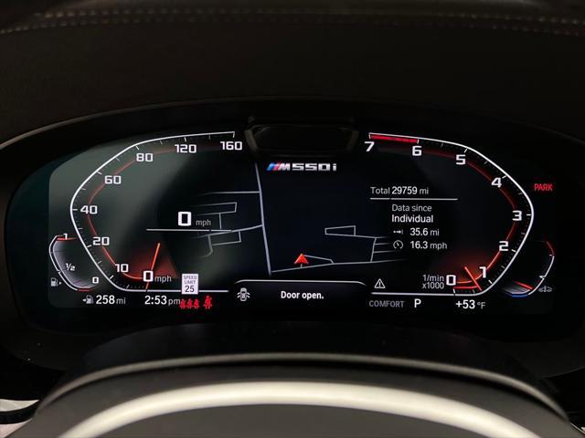used 2022 BMW M550 car, priced at $62,989