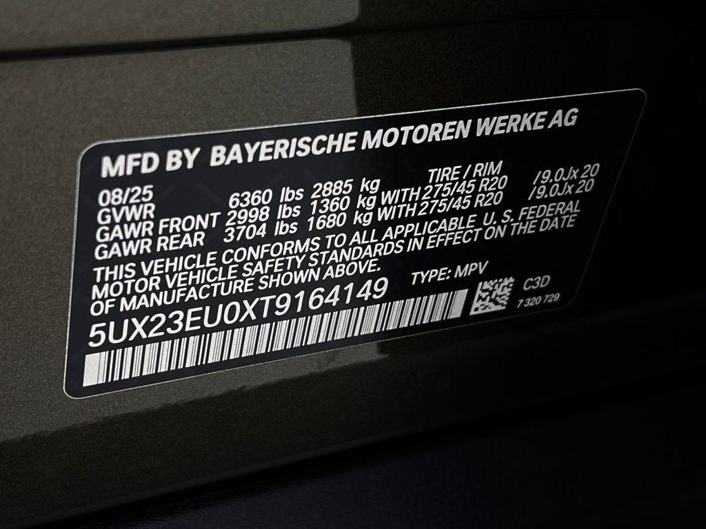 new 2026 BMW X5 car, priced at $74,950