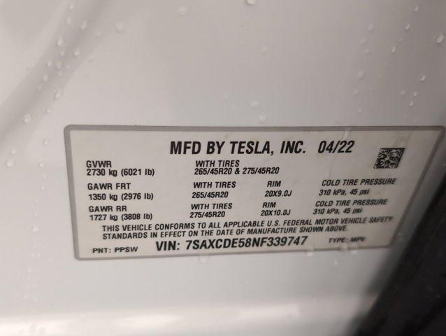 used 2022 Tesla Model X car, priced at $51,698