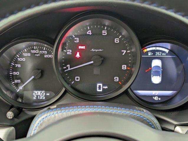 used 2022 Porsche 718 Spyder car, priced at $134,999