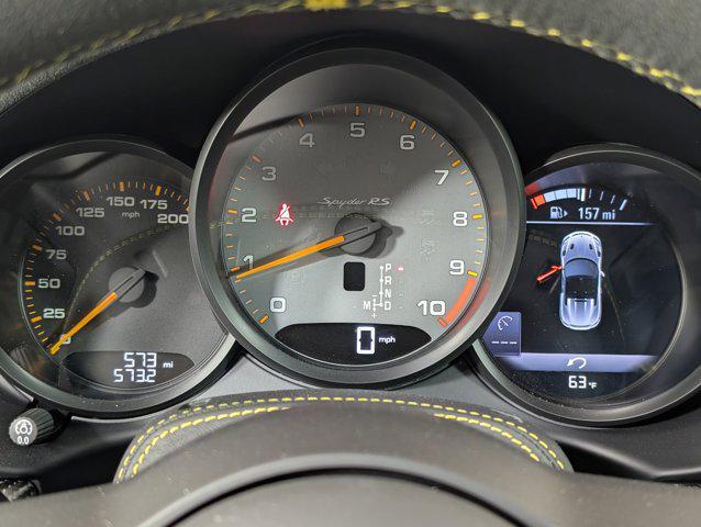 used 2025 Porsche 718 Spyder car, priced at $215,498