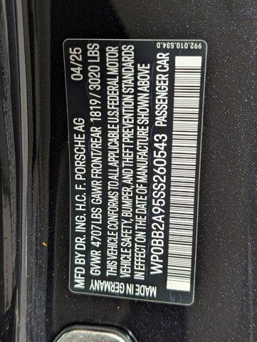 used 2025 Porsche 911 car, priced at $244,999