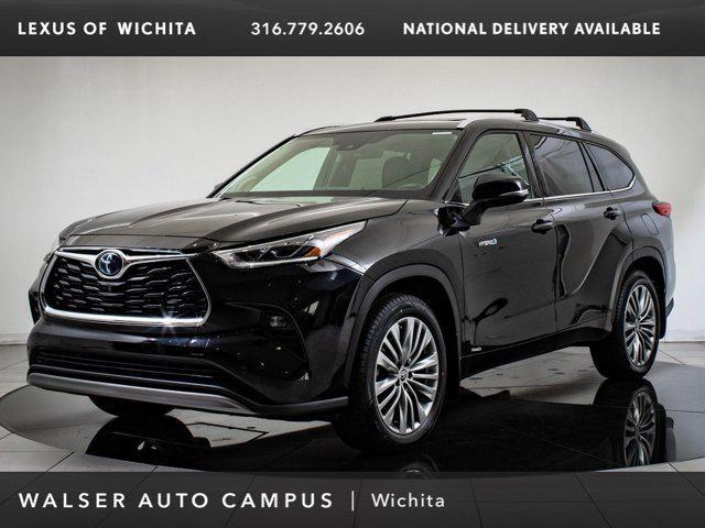 used 2021 Toyota Highlander Hybrid car, priced at $44,998