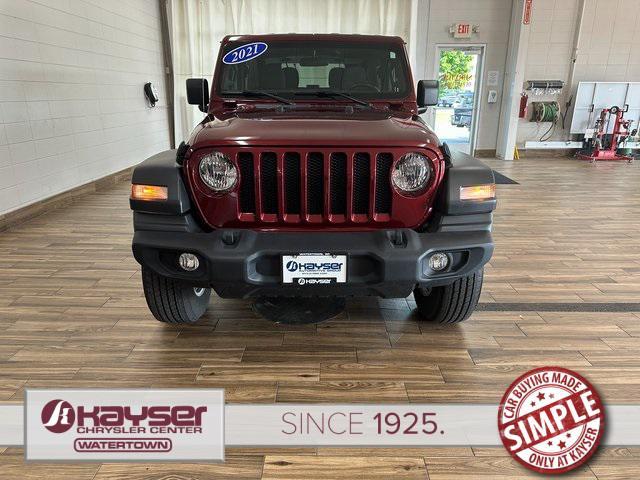 used 2021 Jeep Wrangler car, priced at $29,343