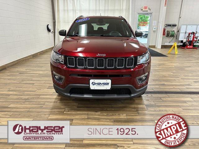 used 2021 Jeep Compass car, priced at $21,629
