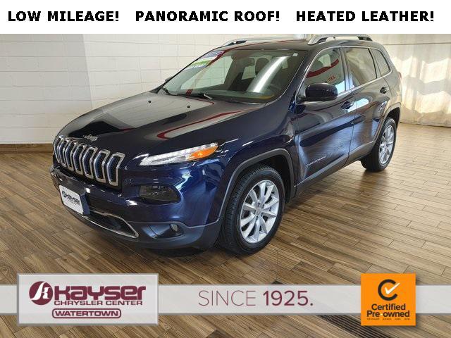 used 2015 Jeep Cherokee car, priced at $16,990