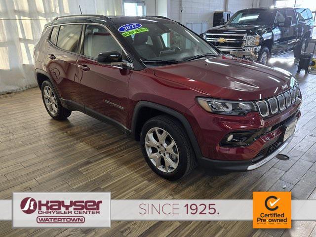 used 2022 Jeep Compass car, priced at $23,990