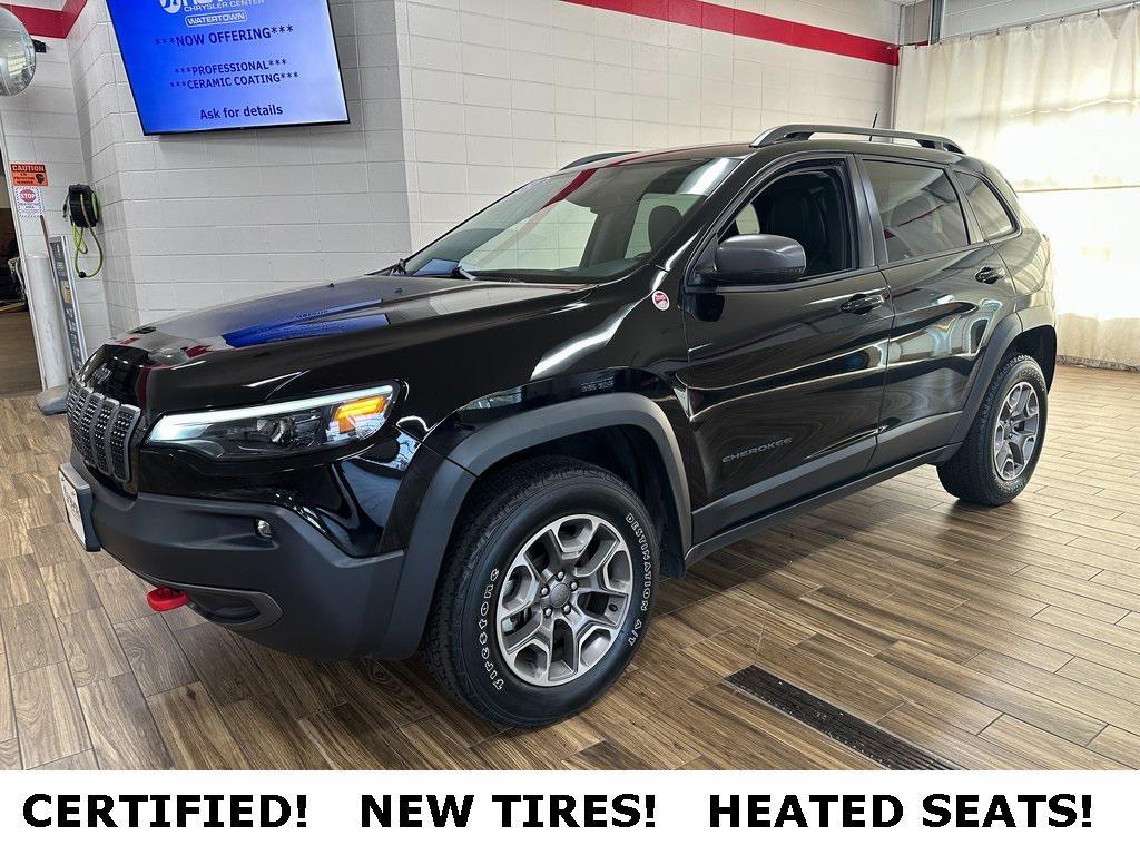 used 2021 Jeep Cherokee car, priced at $22,229