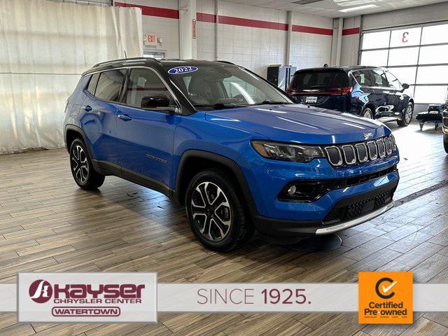 used 2022 Jeep Compass car, priced at $22,426