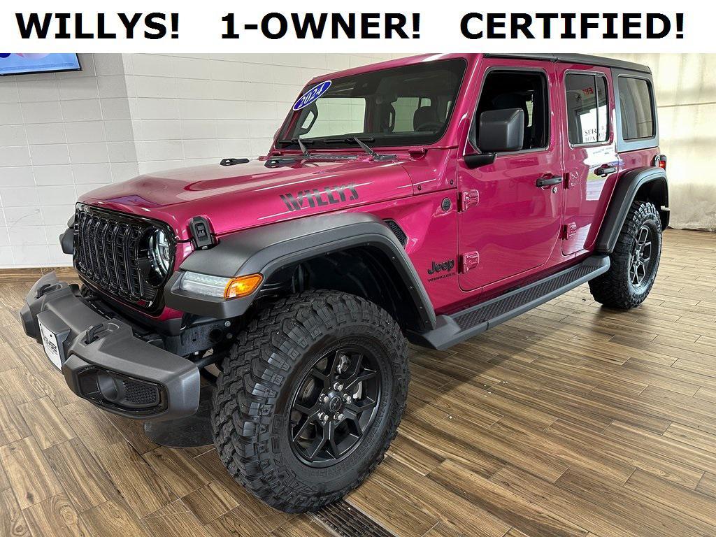 used 2024 Jeep Wrangler car, priced at $45,000