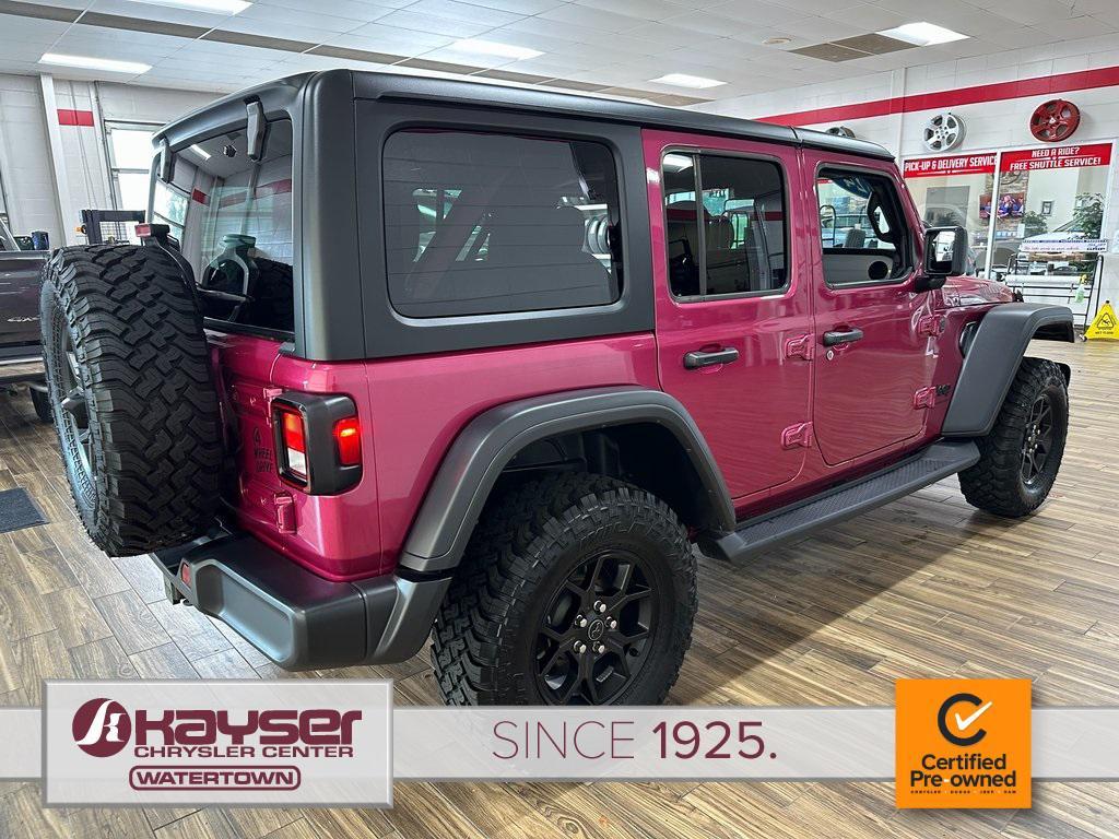 used 2024 Jeep Wrangler car, priced at $45,282