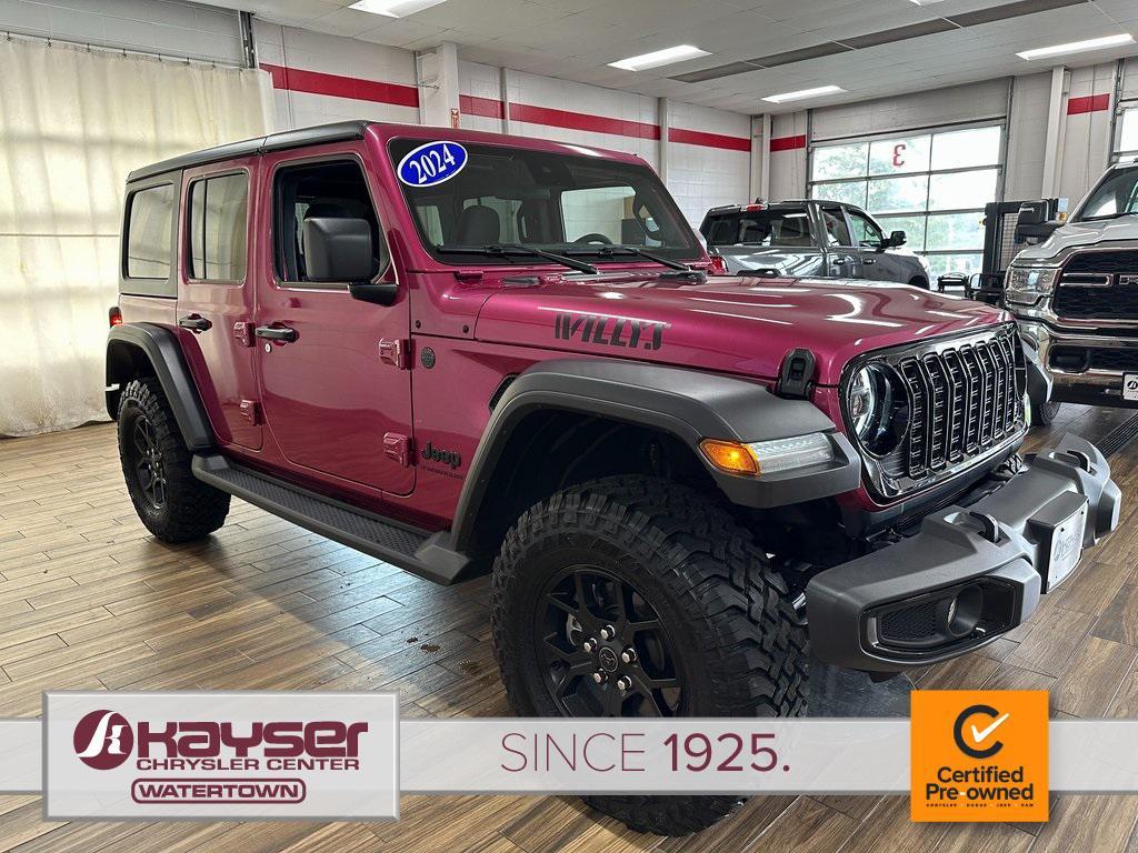 used 2024 Jeep Wrangler car, priced at $45,282