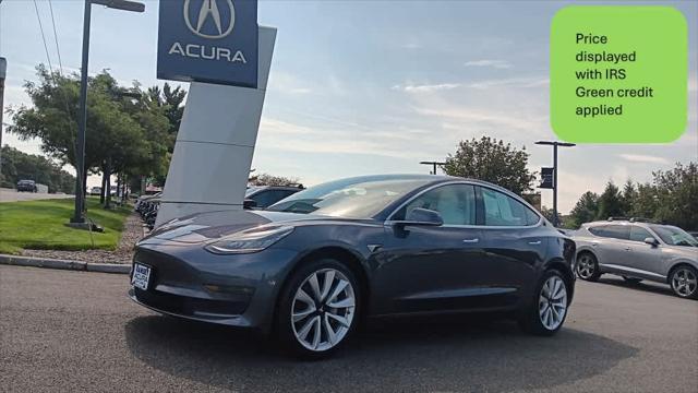 used 2019 Tesla Model 3 car, priced at $18,995