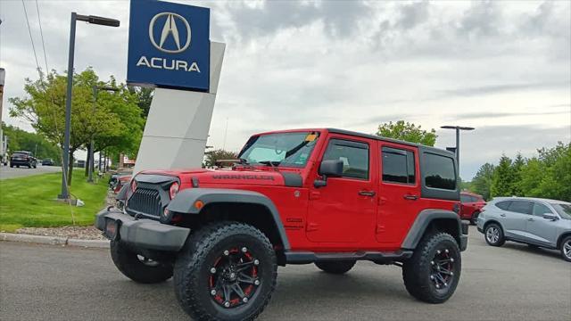 used 2015 Jeep Wrangler Unlimited car, priced at $16,495