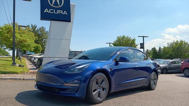 used 2023 Tesla Model 3 car, priced at $28,495