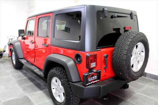 used 2017 Jeep Wrangler Unlimited car, priced at $17,495