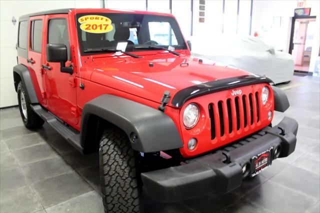 used 2017 Jeep Wrangler Unlimited car, priced at $17,495