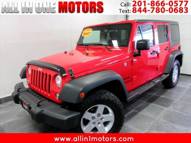 used 2017 Jeep Wrangler Unlimited car, priced at $17,495